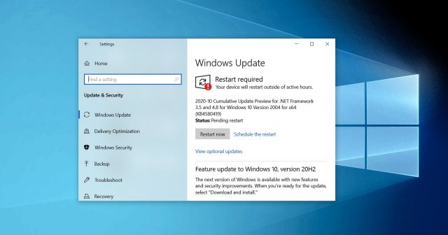 Выполняется развертывание Windows 10 Build 19042.610 и Build 19041.610
