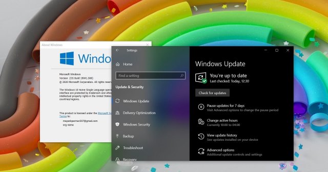 Накопительное обновление Windows 10 Build 18363.1198 доступно для скачивания
