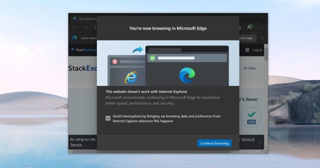 Microsoft предпринимает отчаянные шаги, чтобы вы не использовали Internet Explorer