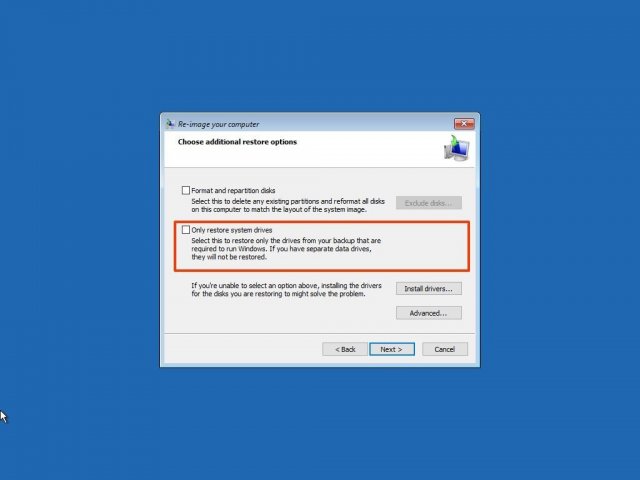 1609779210 only restore system drivers