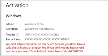 Microsoft выпустила обходной путь для ошибки активации Windows 10