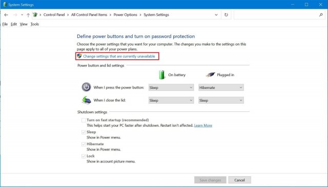 1615782907 change settings currently unaviable windows 10 cp