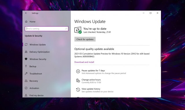 Microsoft завтра выпустит новые накопительные обновления для Windows 10