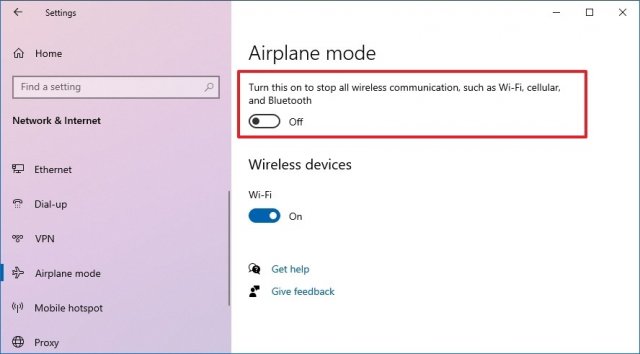 1618934153 disable airplane mode fix internet
