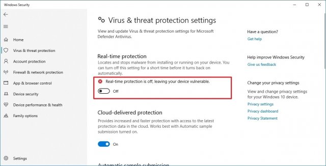 1618934188 disable defender antivirus windows 10 troublehoot network