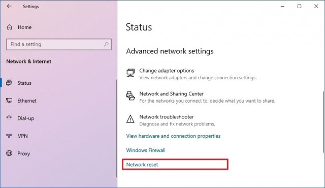 1618934202 windows 10 settings network reset option
