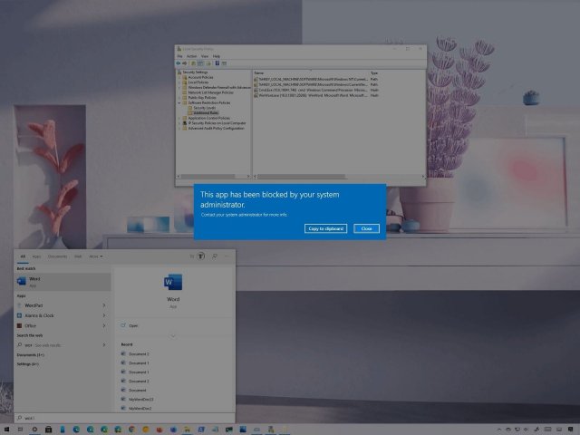 Как заблокировать доступ к приложениям рабочего стола на Windows 10