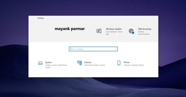 Windows 10 получает новое приложение «Параметры» с обновлением Sun Valley