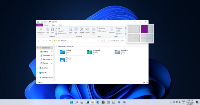 Первый взгляд на функцию привязки окон в Windows 11