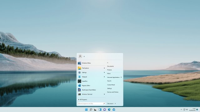 Start11 v0.5 – классическое меню «Пуск» в Windows 11