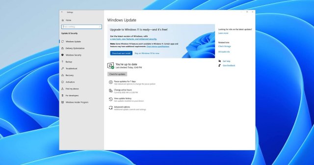 Microsoft готовит Windows 11 к публичному развертыванию