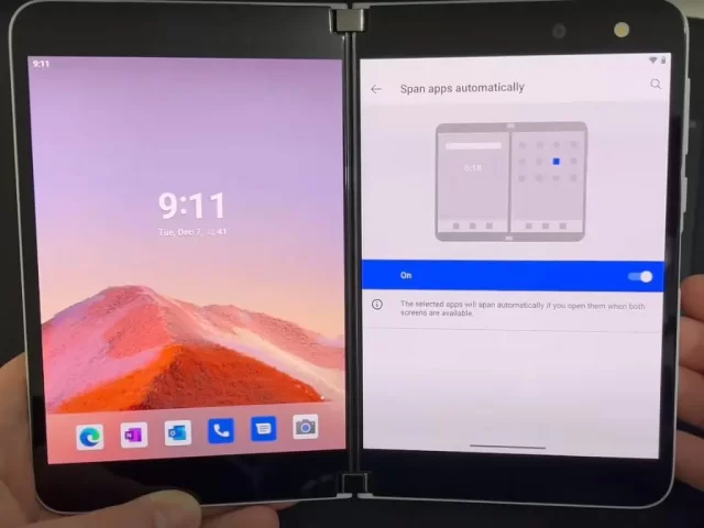 Microsoft начала развертывать Android 11 для Surface Duo