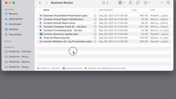 Обновления для Files On-Demand на macOS