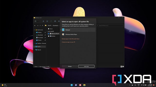 Windows 11 получит новое средство выбора приложений для открытия файлов