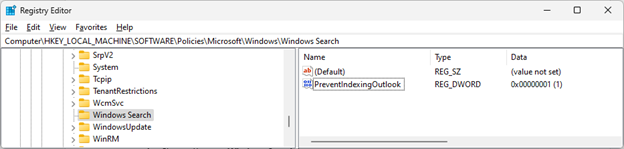 Microsoft предупреждает о проблеме с поиском в Outlook в Windows 11