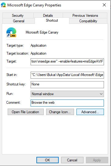 Microsoft Edge получает поддержку AVIF
