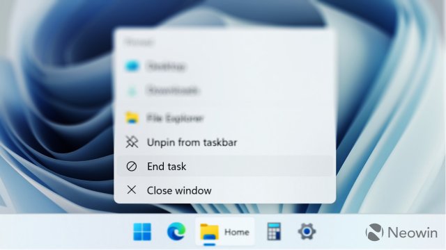 Как включить опцию «Завершить задачу» в сборке Windows 11 Build 23466