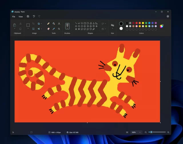 Microsoft выпустила обновленное приложение Paint для Windows 11 для инсайдеров Windows (Обновлено)